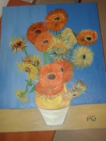Los girasoles de Van Gogh